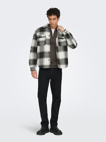Veste mi-saison 'ONSZack' Only & Sons en noir