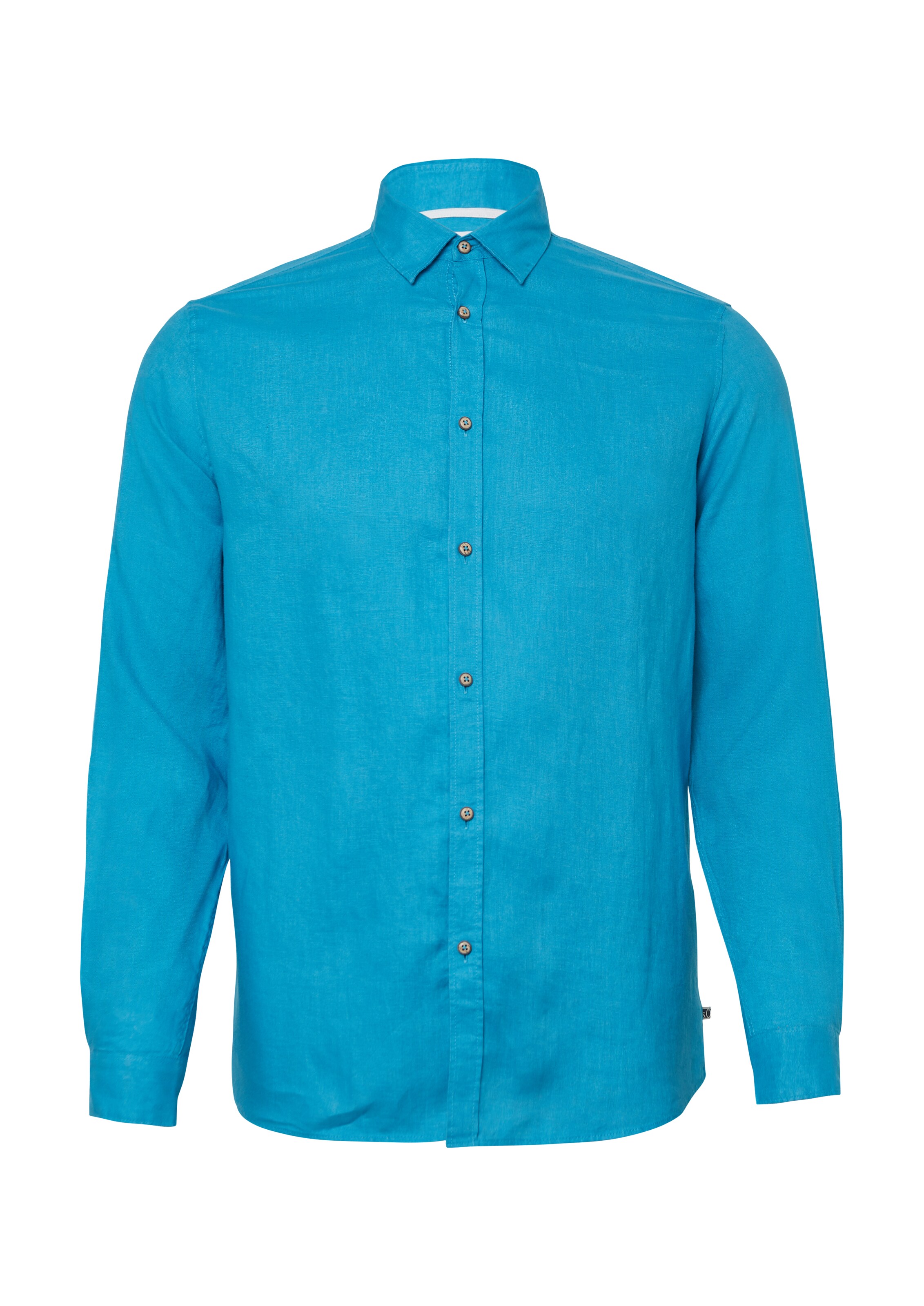 s.Oliver Regular Fit Hemd in Blau: Vorderseite