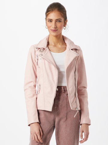 Veste mi-saison FREAKY NATION en rose : devant