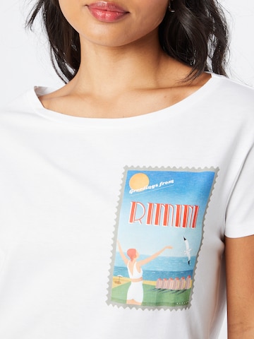 Sisley - Camiseta en blanco