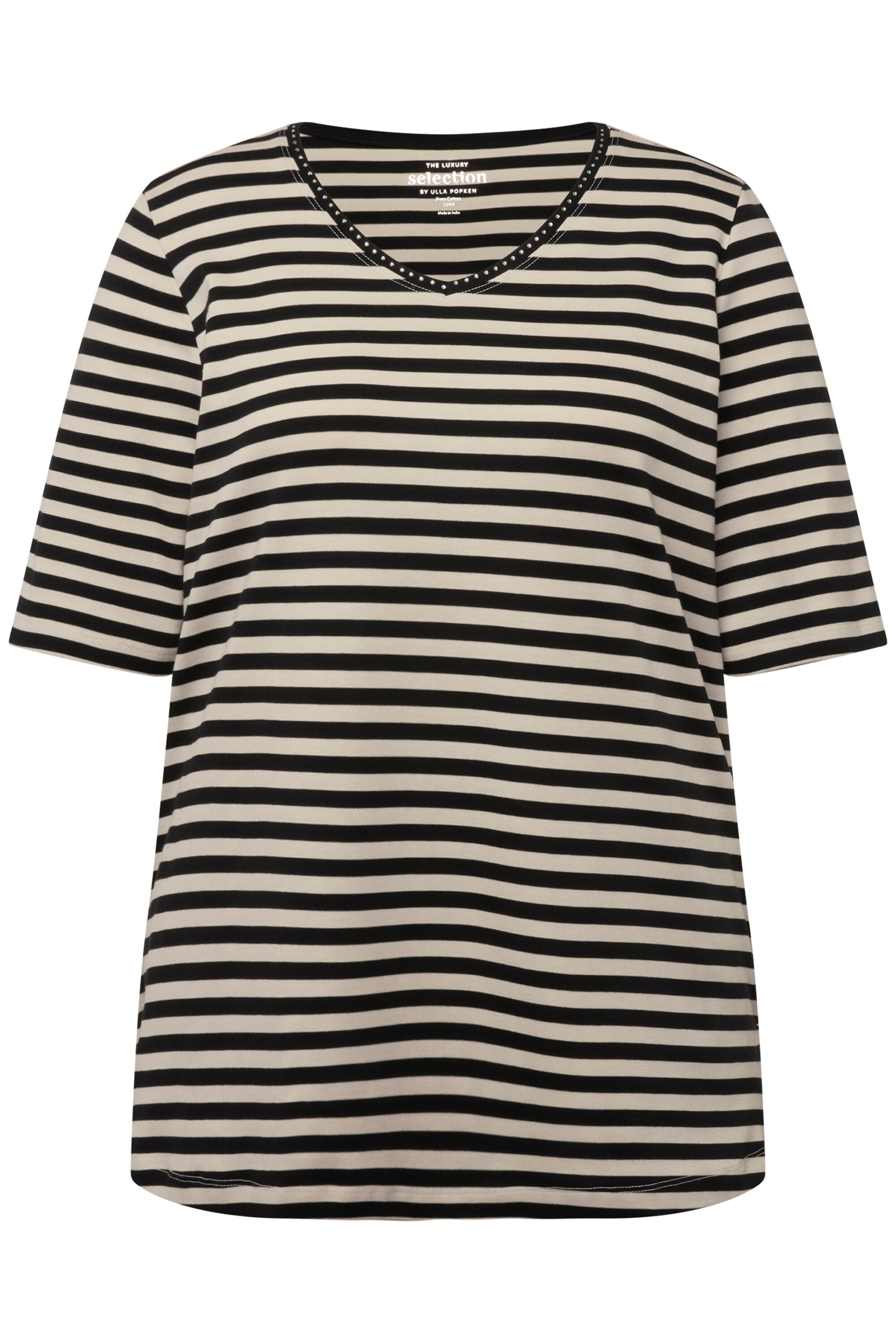 Ulla Popken Shirt in Black: front