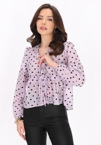 faina Blouse 'Fashion Look' in Purple: front