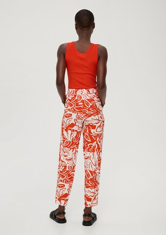 s.Oliver Loose fit Pants in Orange