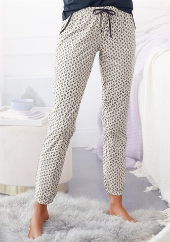 s.Oliver Pajama Pants in White: front