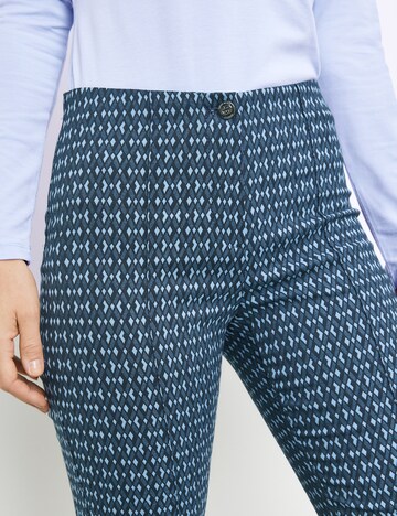 GERRY WEBER - Slimfit Pantalón en azul