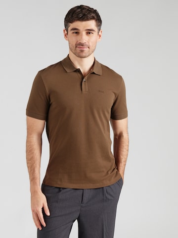 BOSS Black Shirt 'Pallas' in Green: front