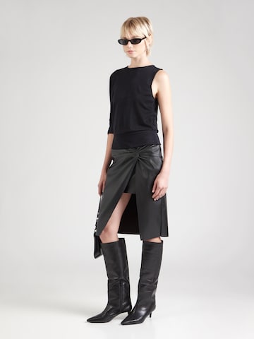 ABOUT YOU - Camisa 'Alexis' em preto