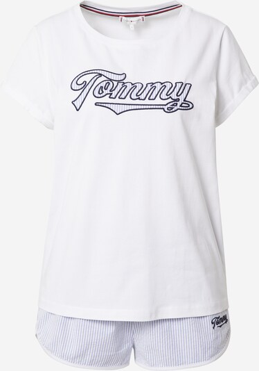 Pantaloni scurți Tommy Hilfiger Underwear pe albastru deschis / albastru închis / alb, Vizualizare produs