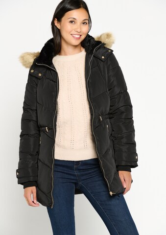 LolaLiza Winter Jacket in Black: front