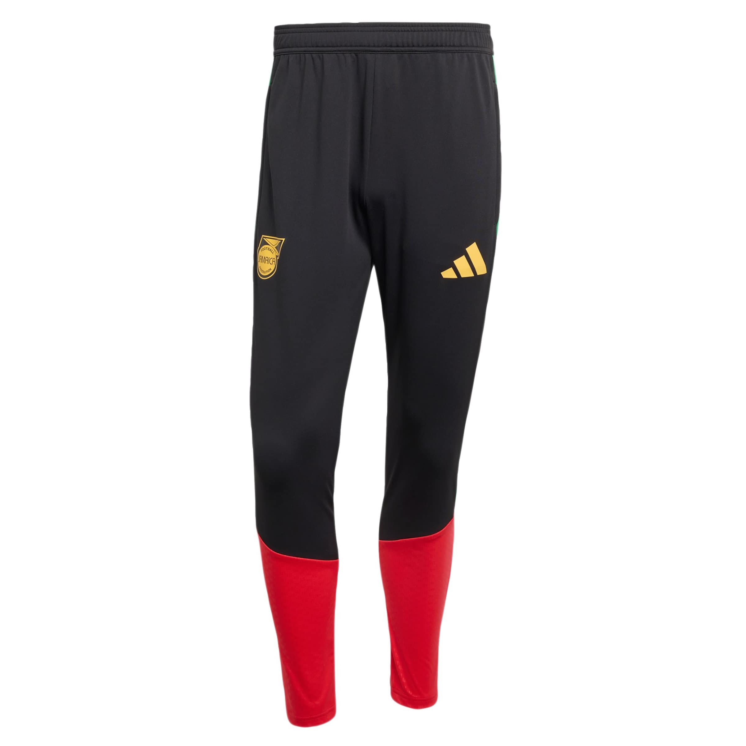 ADIDAS PERFORMANCE Sportbroek 'Jamaika 26 x Bob Marley Tiro' in de kleur Geel / Spar / Rood / Zwart, Productweergave