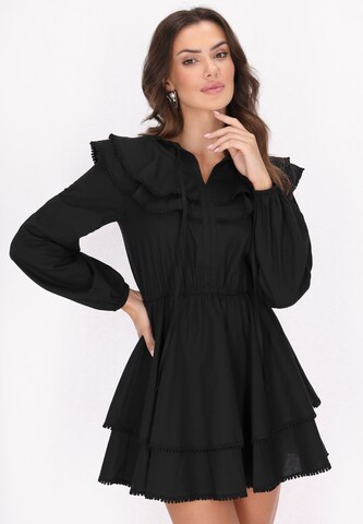 faina Cocktailkleid in Schwarz: Vorderseite