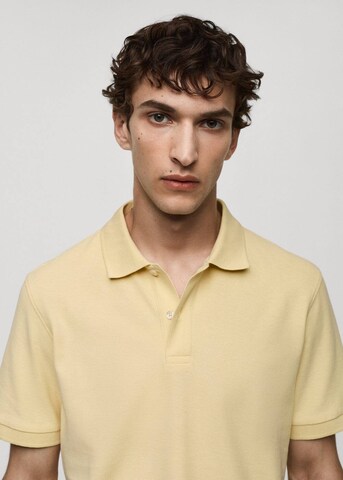 MANGO MAN Shirt 'Rea' in Yellow