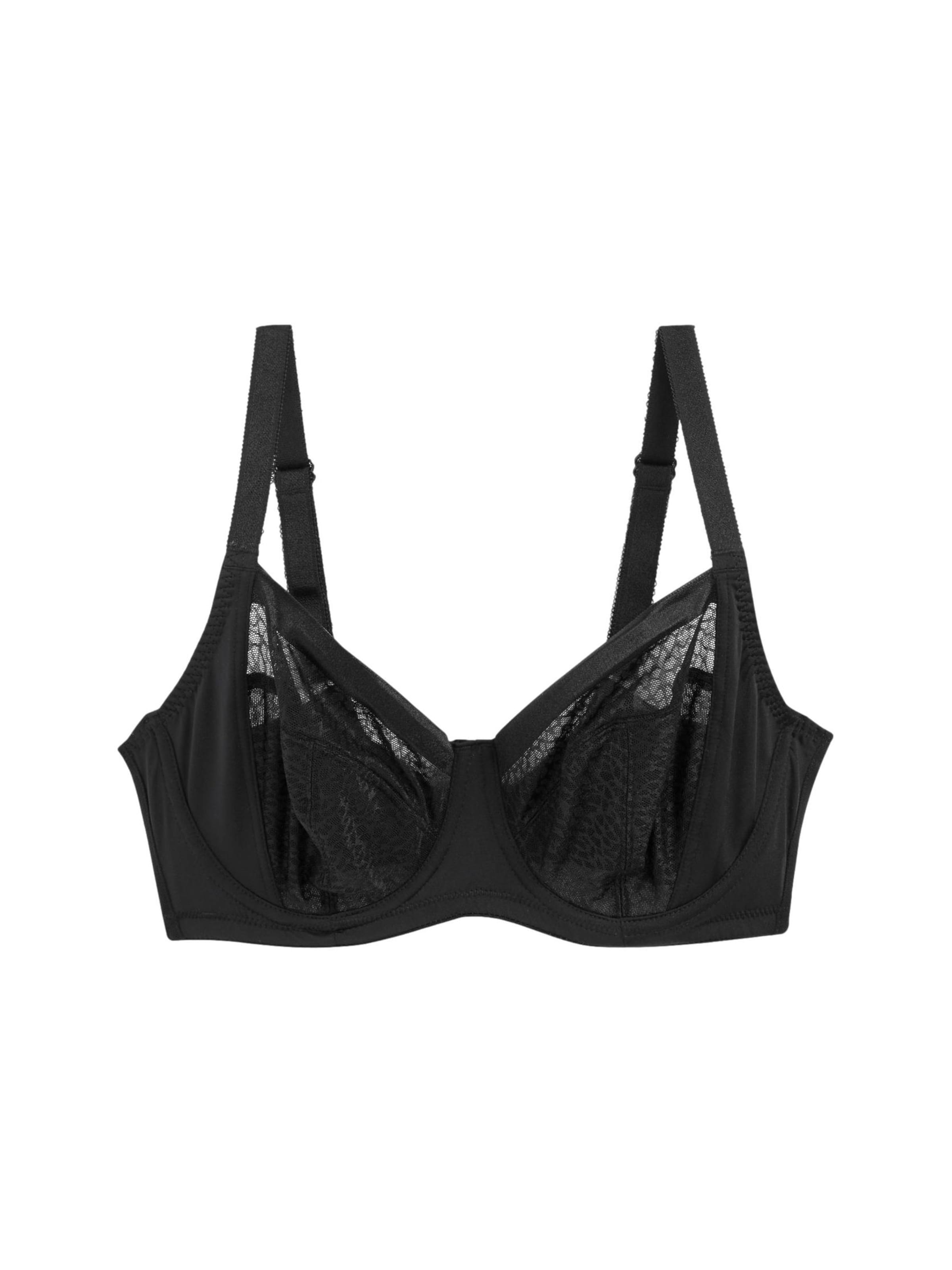 Next Minimeerija Rinnahoidja, värv must: eest vaates