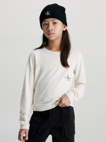 Calvin Klein Jeans T-Shirt in Weiß: predná strana