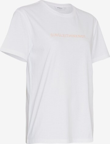 MSCH COPENHAGEN Тениска 'Liv' в бяло