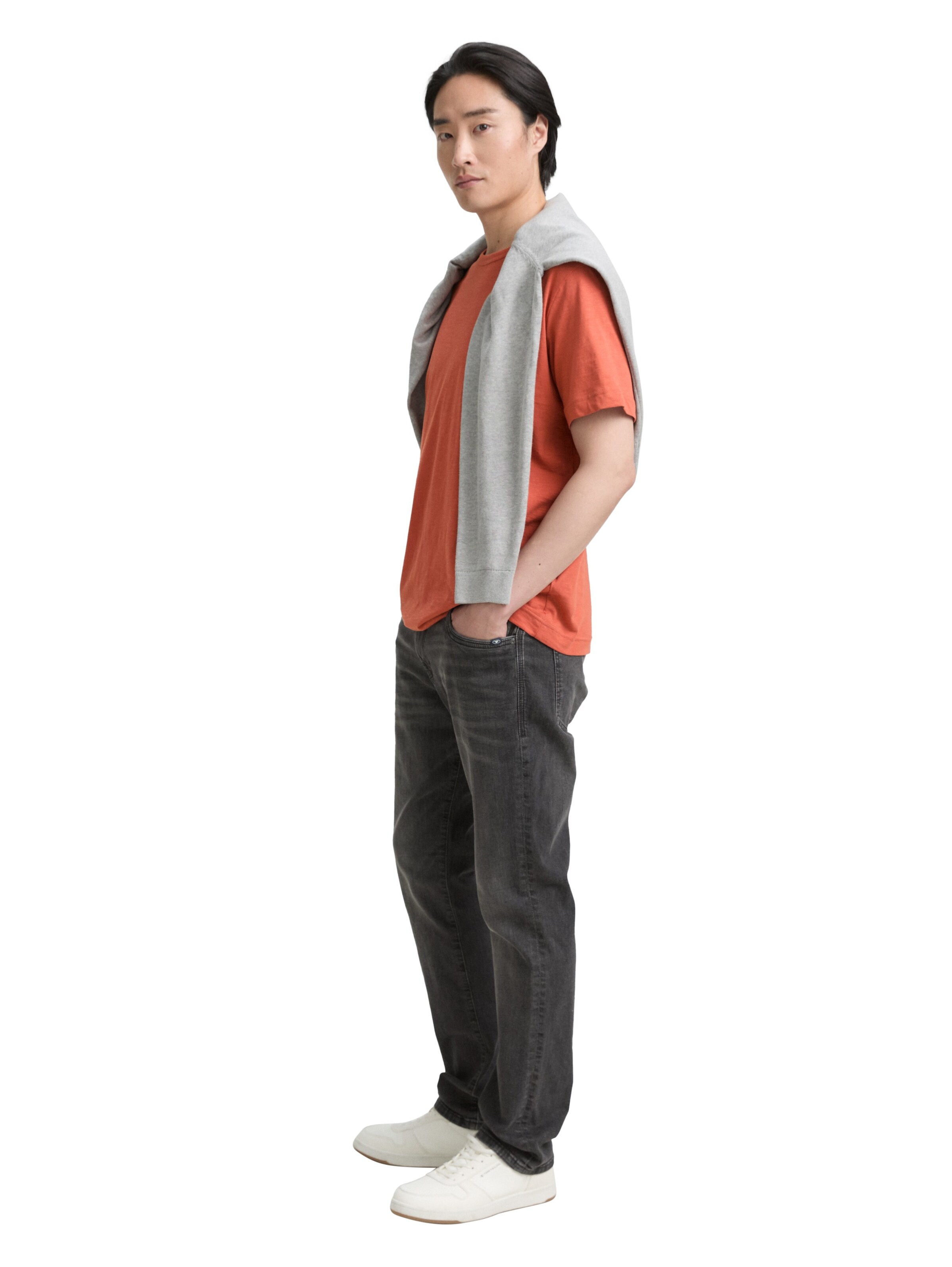 TOM TAILOR Shirt in Orange