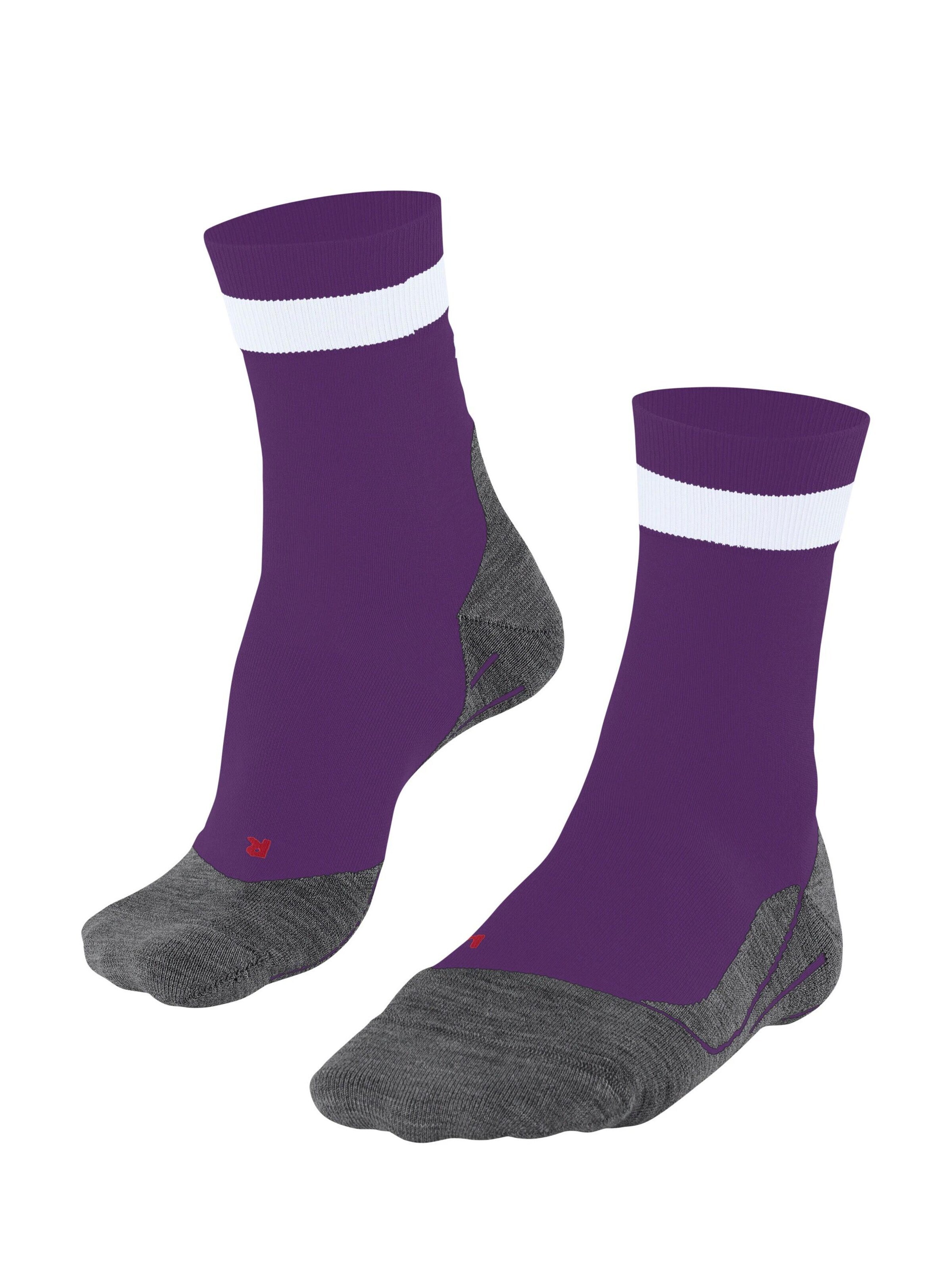FALKE Athletic Socks 'RU4 Endurance' in Purple: front