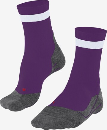 FALKE Athletic Socks 'RU4 Endurance' in Purple: front