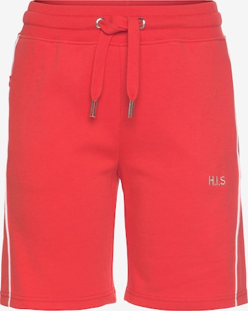 H.I.S Pants in Red: front