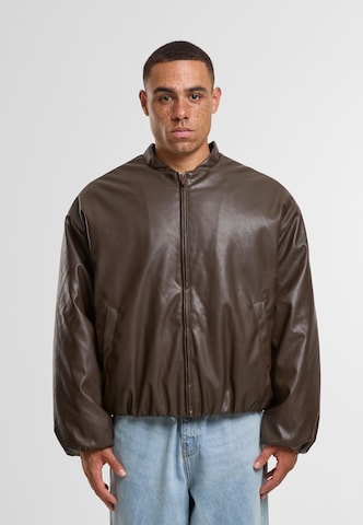 Another Cotton Lab Between-season jacket in Brown: front