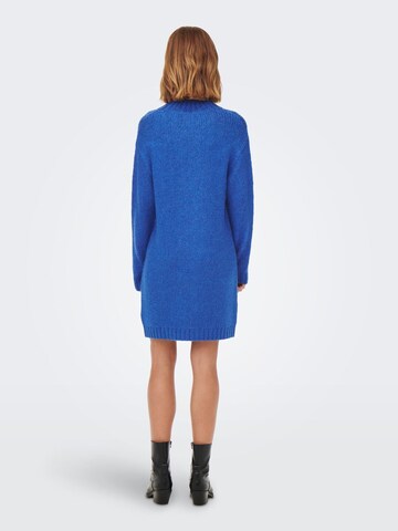 JDY Úpletové šaty 'Dinea' – modrá