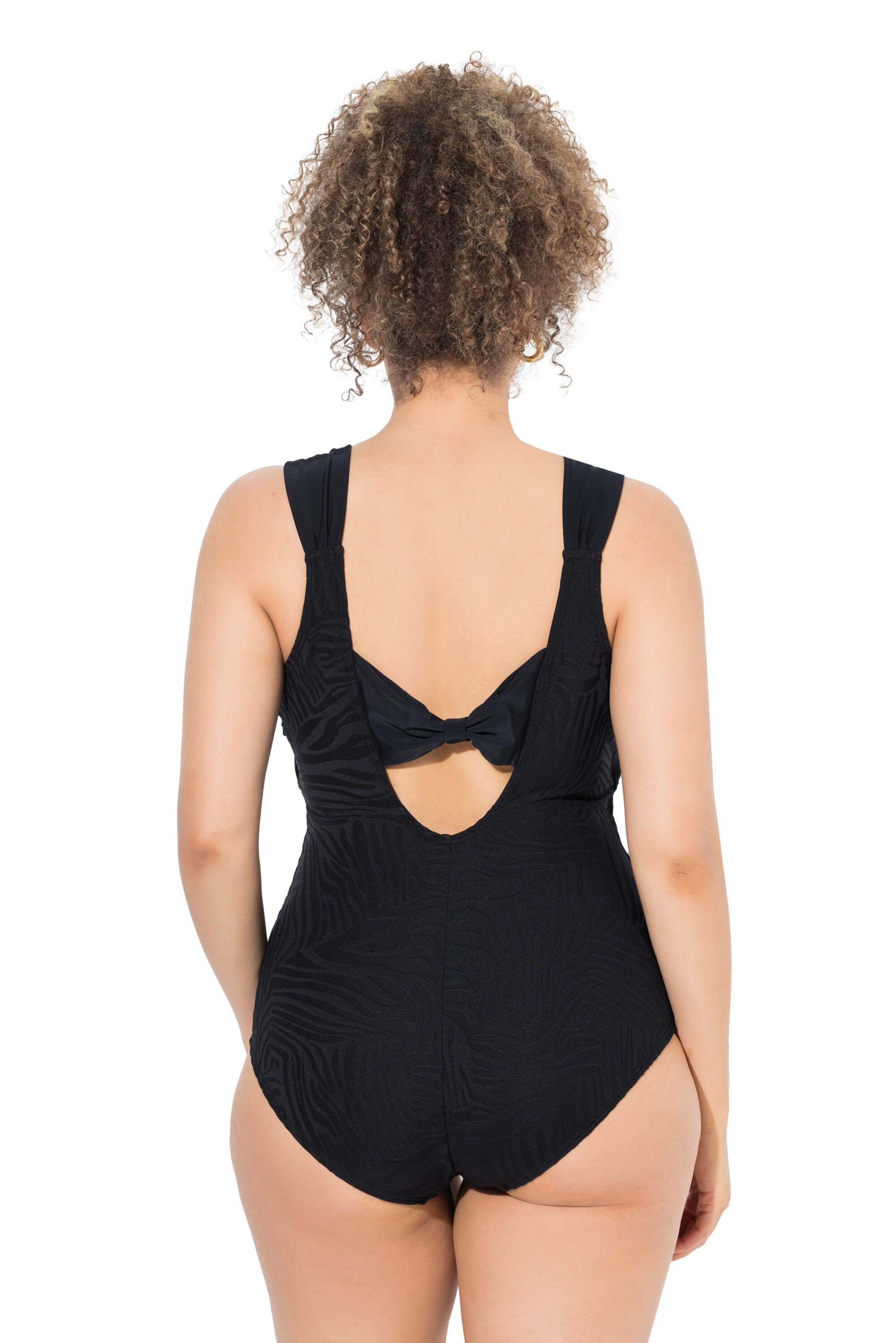 Ulla Popken Minimiser Swimsuit in Black