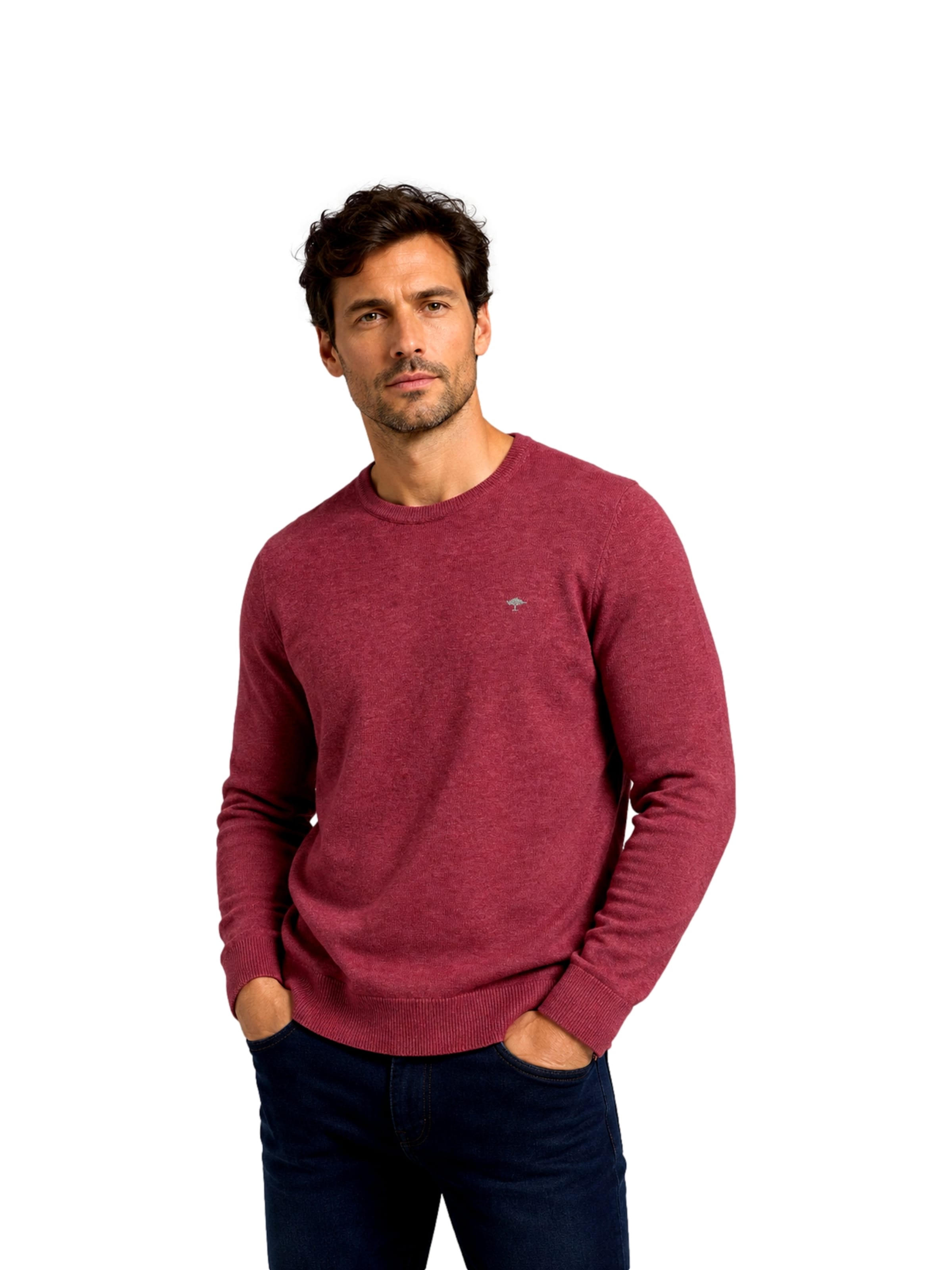 Pullover di FYNCH-HATTON in rosso: frontale
