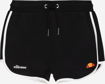 ELLESSE רגיל מכנסיים 'Victena' בשחור: מלפנים