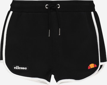 ELLESSE - Regular Calças 'Victena' em preto: frente