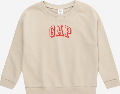 GAP Sweat en beige / rouge clair, Vue avec produit