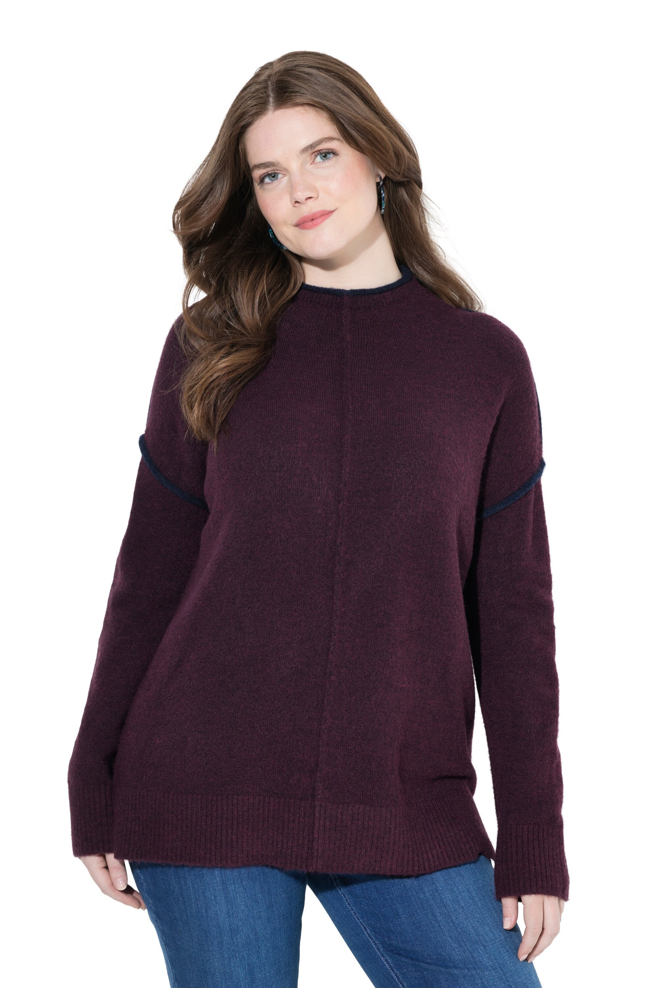 Ulla Popken Sweater in Red: front