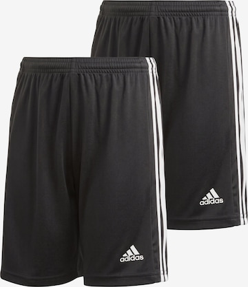 ADIDAS Regular Sporthose in Schwarz: Vorderseite