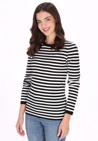 usha BLUE LABEL Pullover in Schwarz: Vorderseite