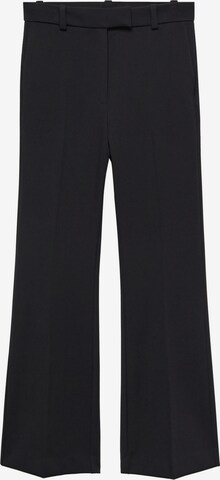 MANGO Normální Kalhoty s puky 'FLAN' – černá: přední strana