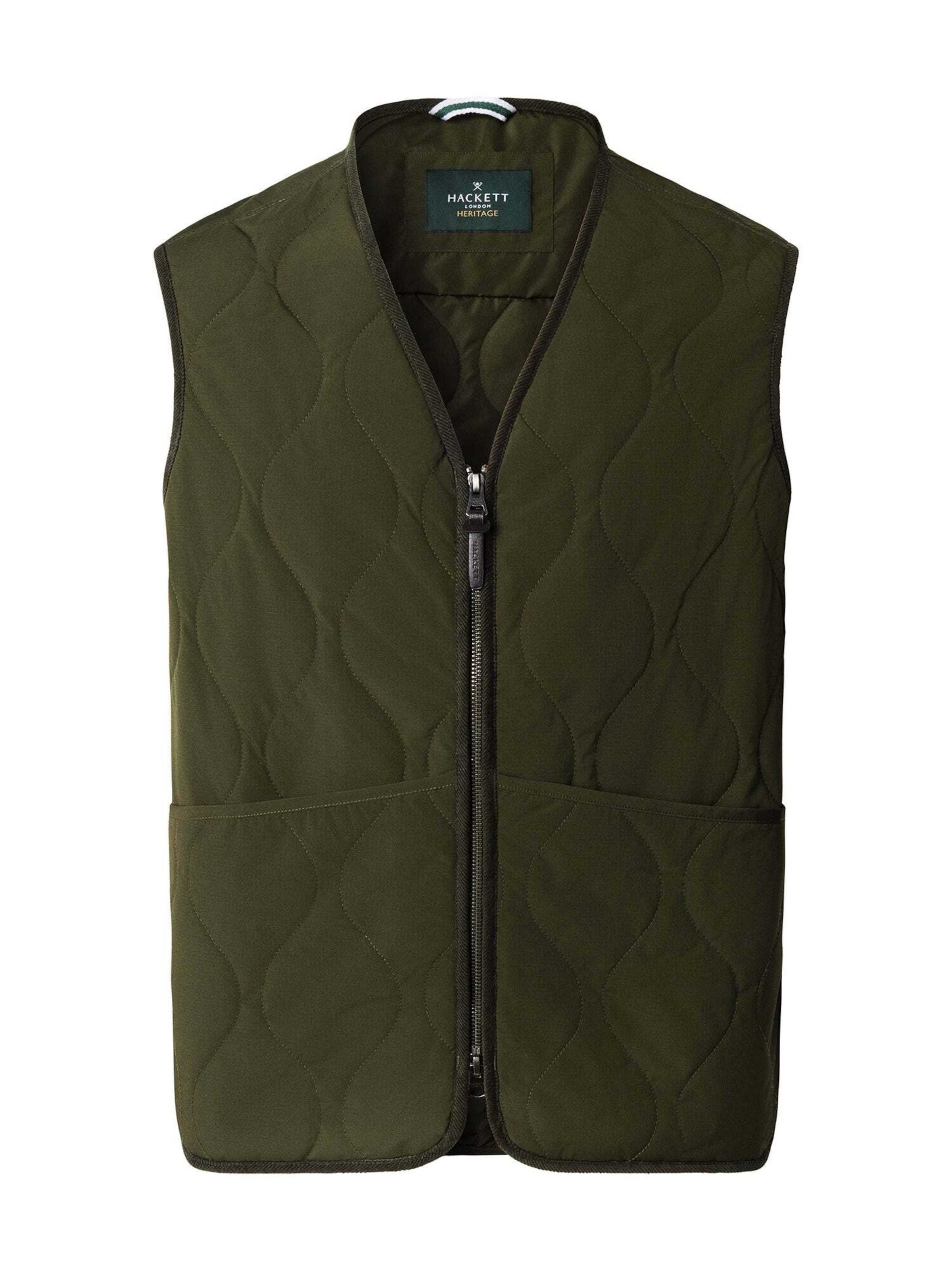 Hackett London Gilet en olive, Vue avec produit