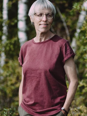 Life-Tree Shirt 'Stone'‌‌‌‌‌‌‌ in Rot