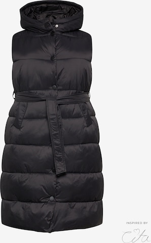 Gilet 'Sharli' di Guido Maria Kretschmer Curvy in nero: frontale