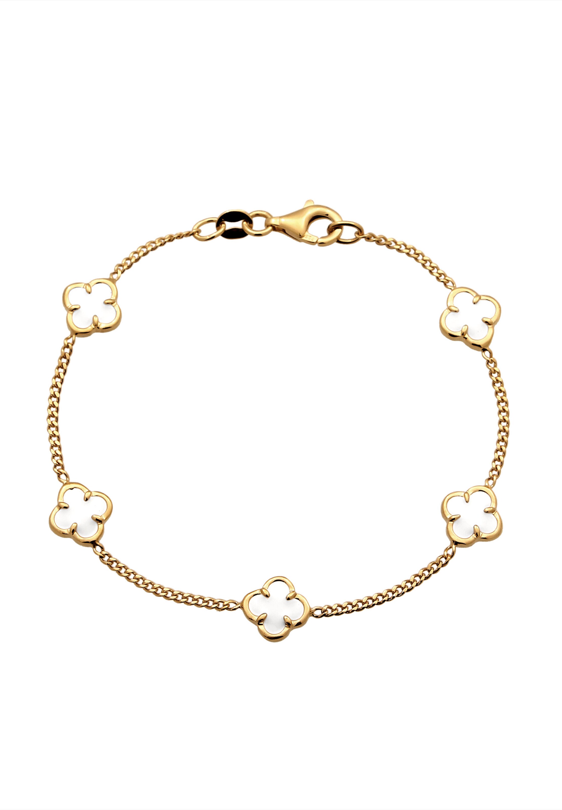 ELLI Armband 'Luck' in Goud: voorkant