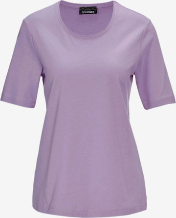 T-shirt Goldner en violet : devant