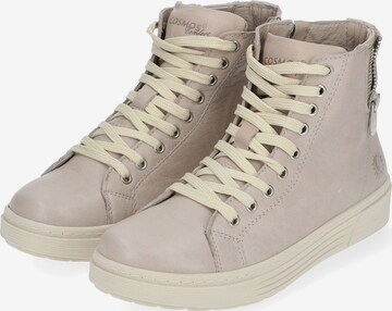 COSMOS COMFORT High-Top Sneakers in Beige