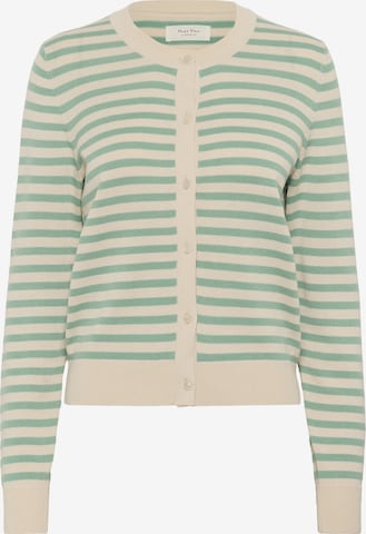 Part Two Gebreid vest 'Tanisha' in Groen: voorkant