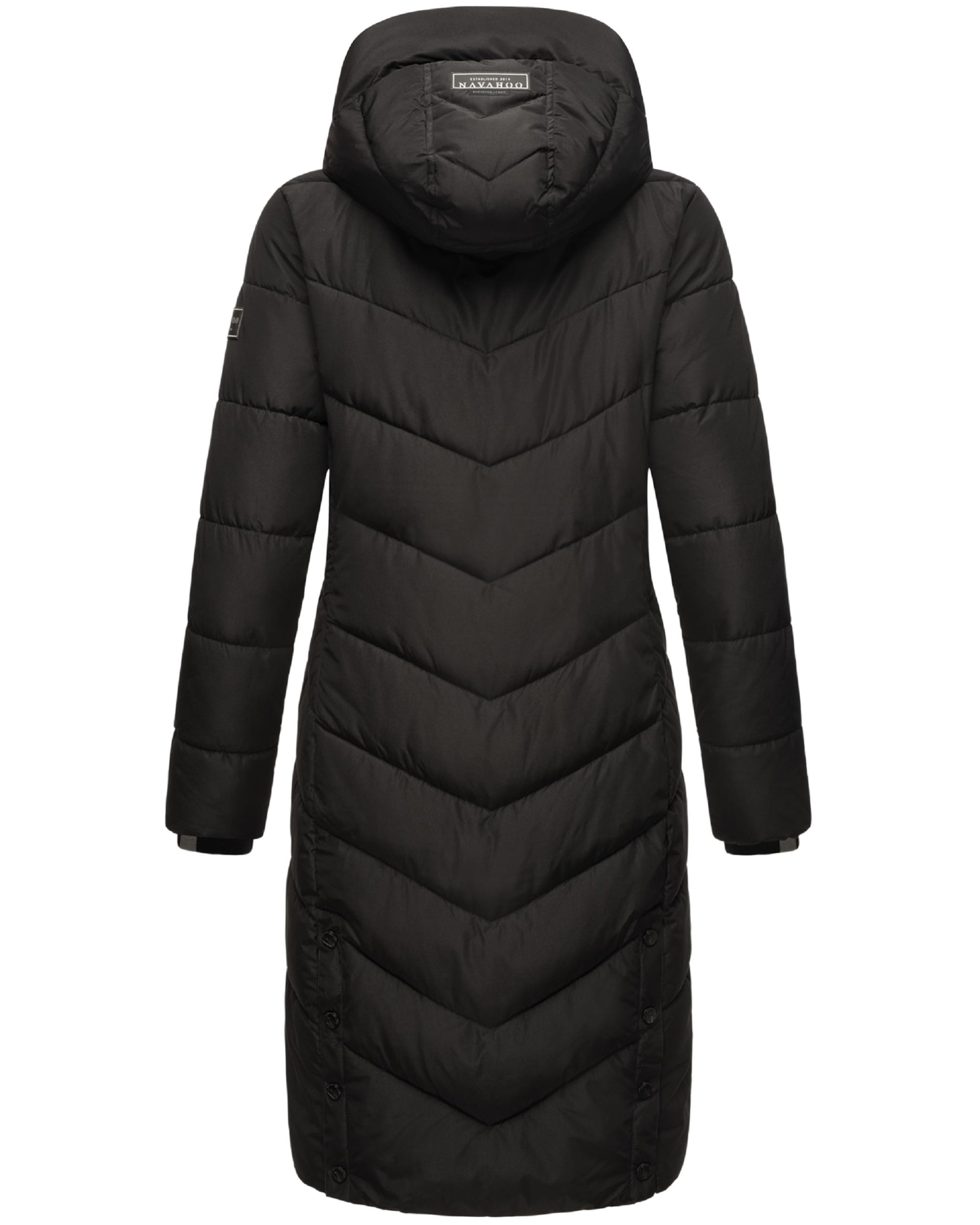 NAVAHOO Talvemantel 'Sahnekatzii XIV', värv must