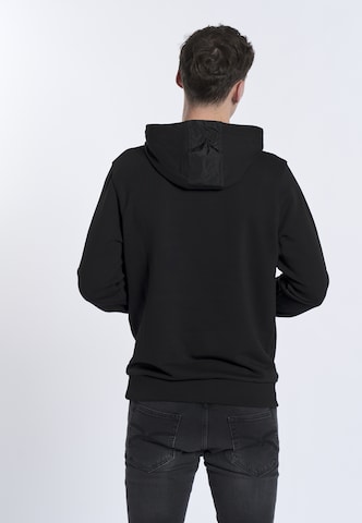 DENIM CULTURESweater majica 'Hector' - crna boja