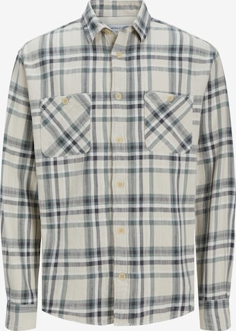 JACK & JONES - Comfort Fit Camisa 'Michael' em verde: frente