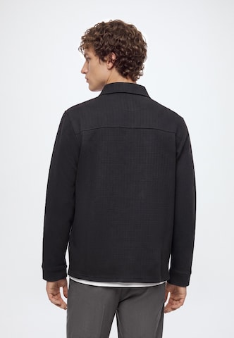 INDICODE JEANS - Sudadera con cremallera 'Arkven' en negro