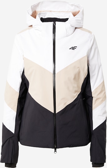 4F Outdoor jacket in Beige / Black / White, Item view
