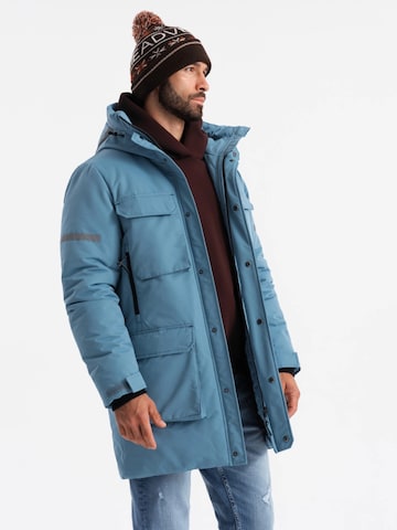 Ombre Winter jacket 'OM-Jalj-0169' in Blue