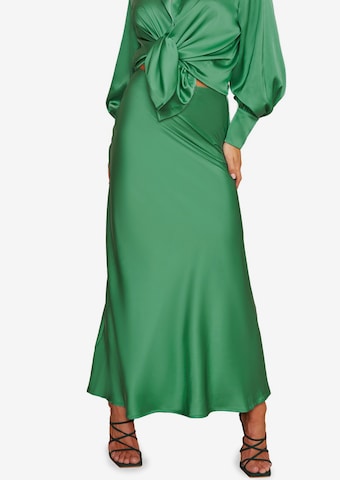 Chi Chi London Spódnica w kolorze zielony: przód