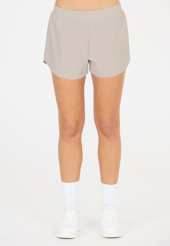 Athlecia Regular Sportbroek 'Arilay' in Grijs: voorkant