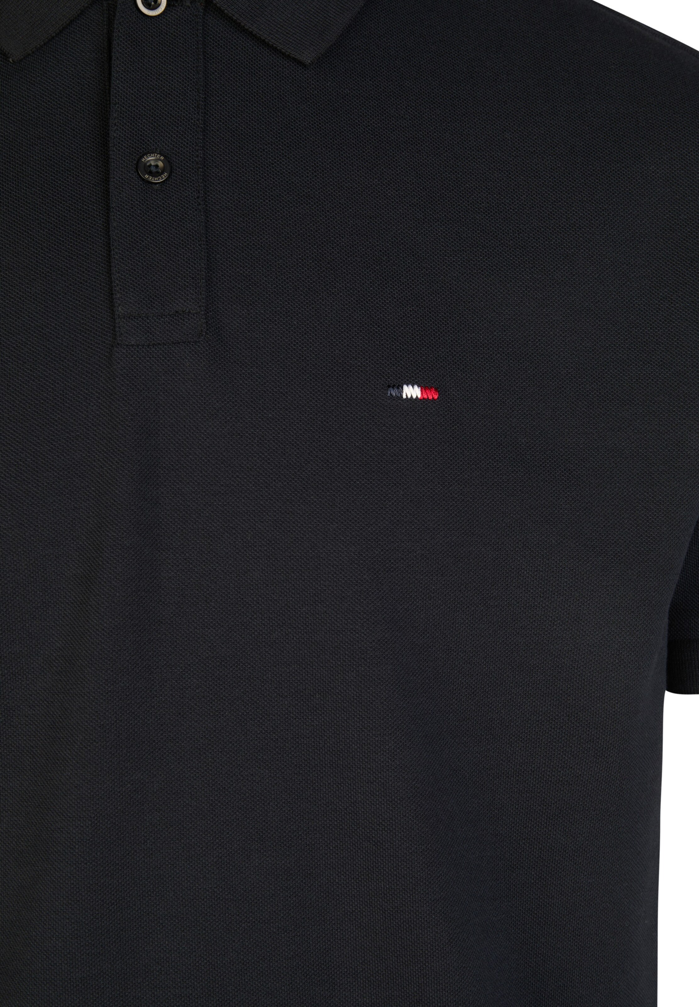 HECHTER PARIS Shirt 'POLO PIQUE' in Blue